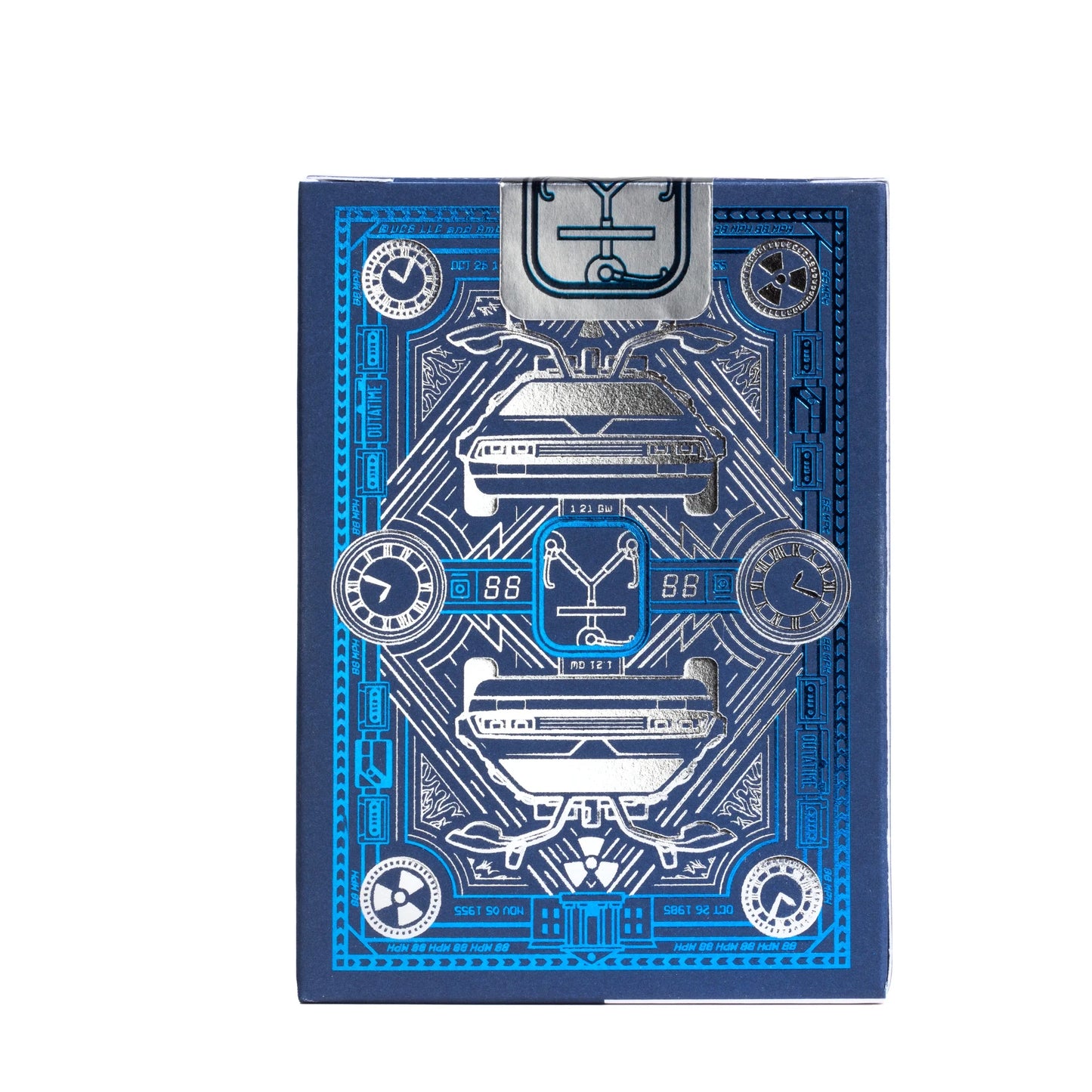 Back to the Future Premium Playing Cards, 1 Deck (Blue and Silver)