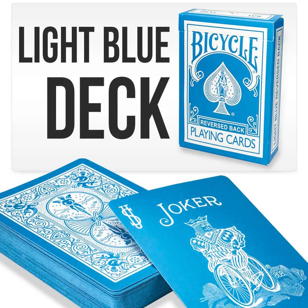 Light Blue Bicycle Playing Cards Deck