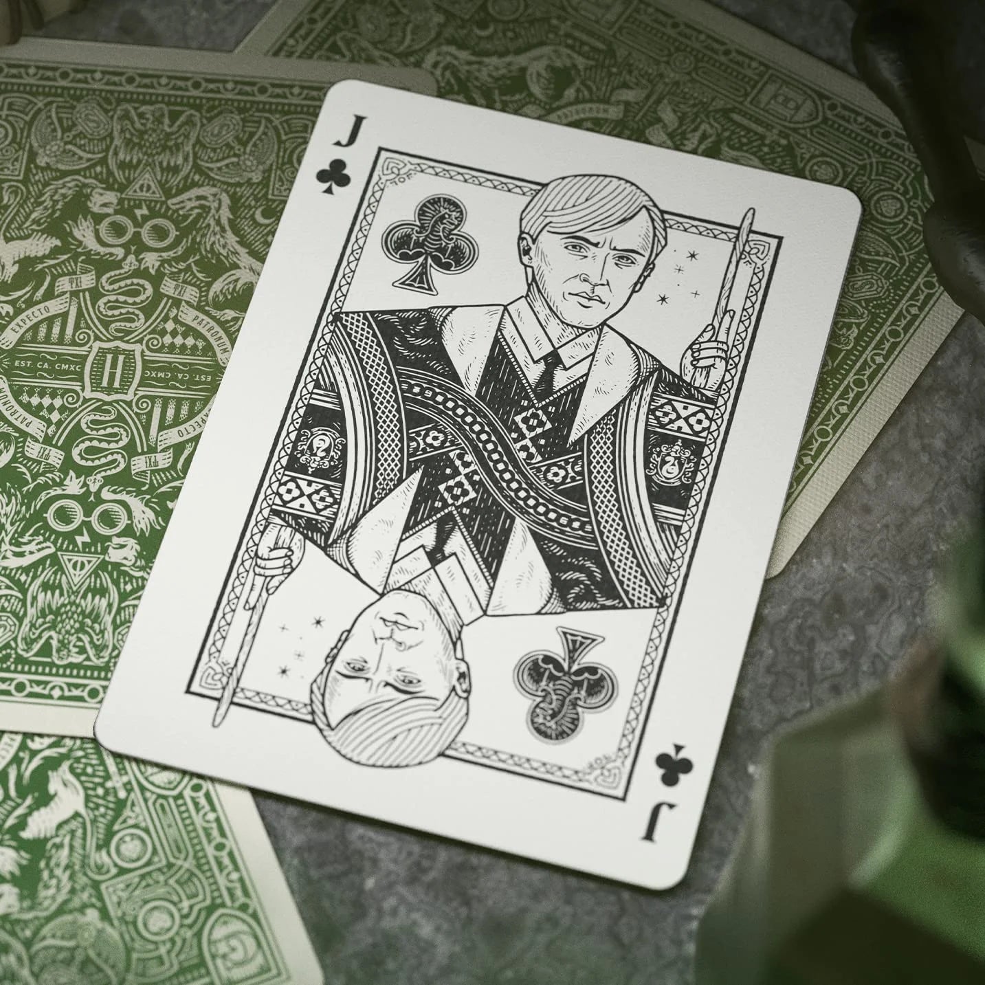 Harry Potter Playing Cards - Green (Slytherin)