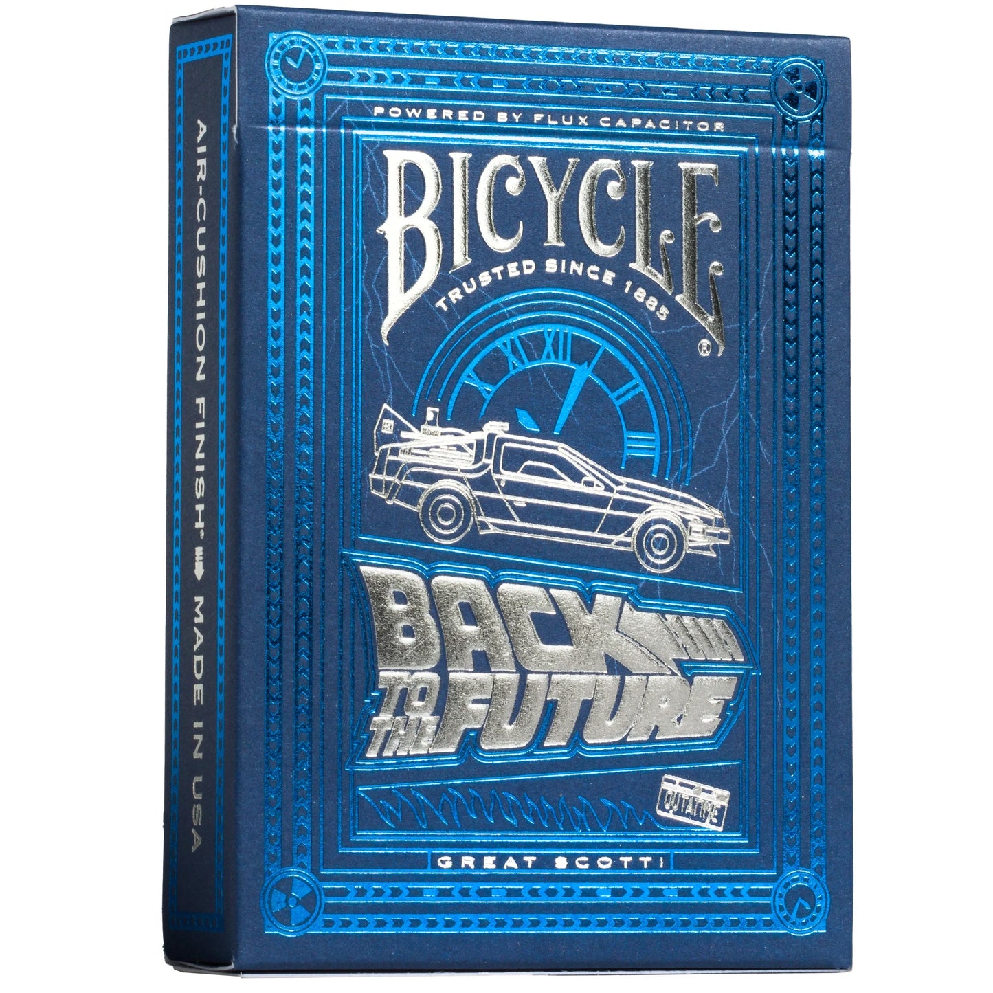 Back to the Future Premium Playing Cards, 1 Deck (Blue and Silver)