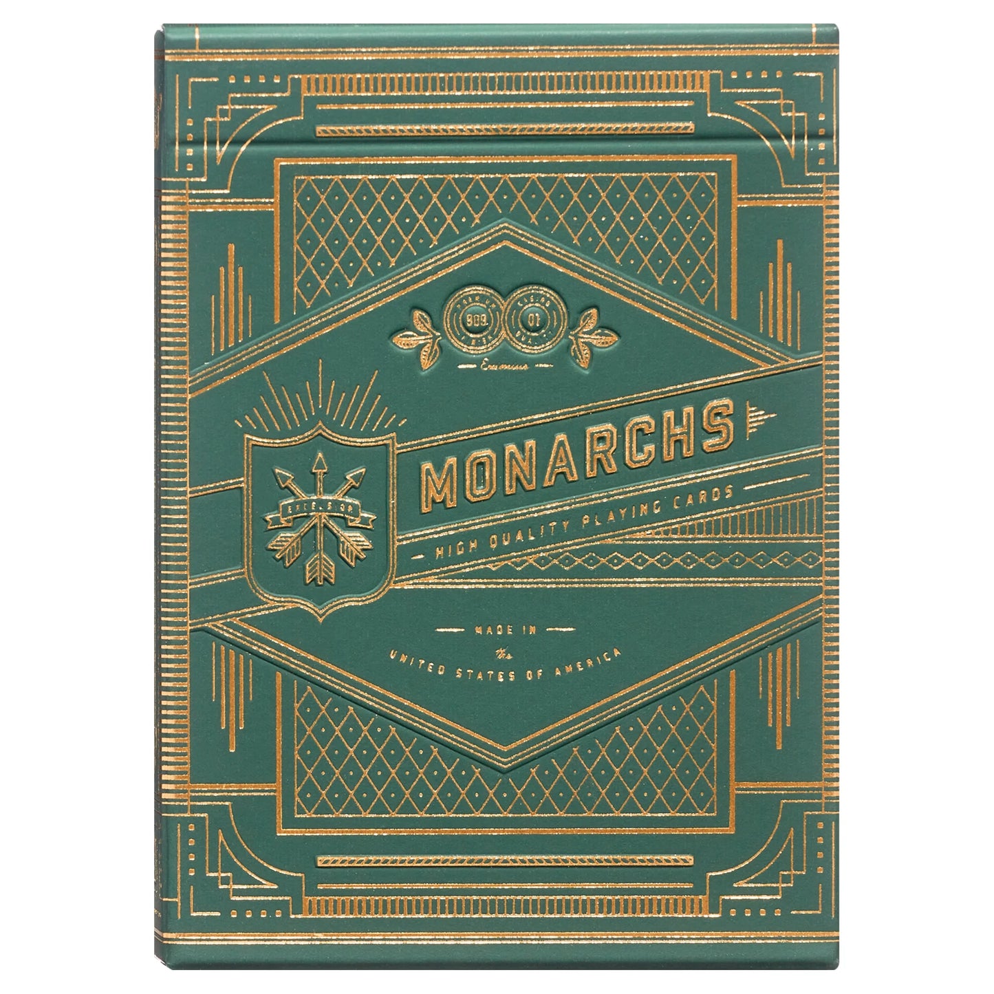 Monarchs Playing Cards (Green)
