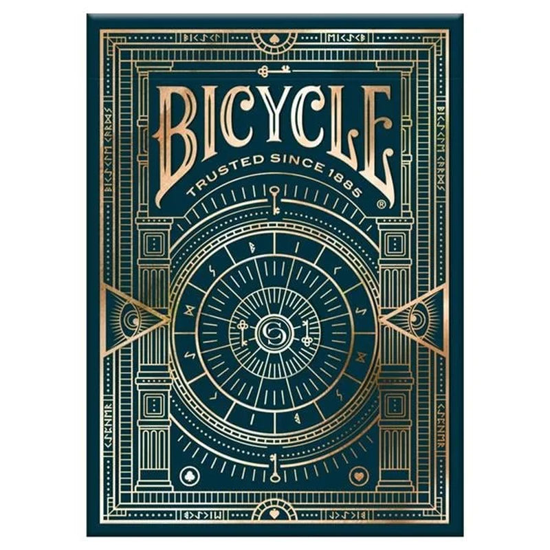 Cypher Premium Black Playing Cards, Gold Foil, Encrypted Messages in Playing Cards, 1 Deck