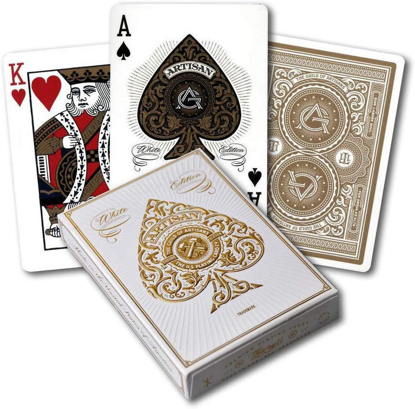 Artisan Playing Cards (White) by Theory 11