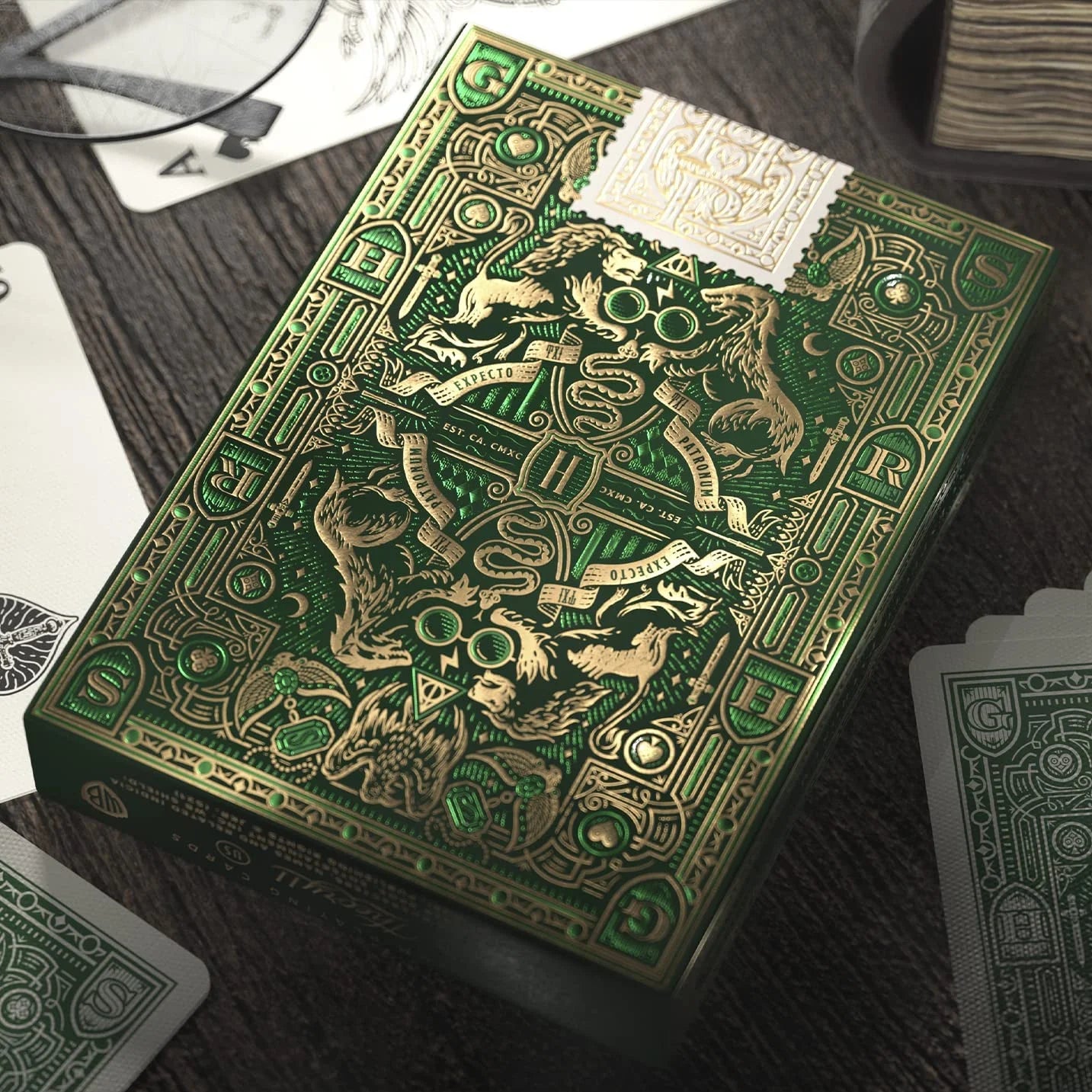 Harry Potter Playing Cards - Green (Slytherin)