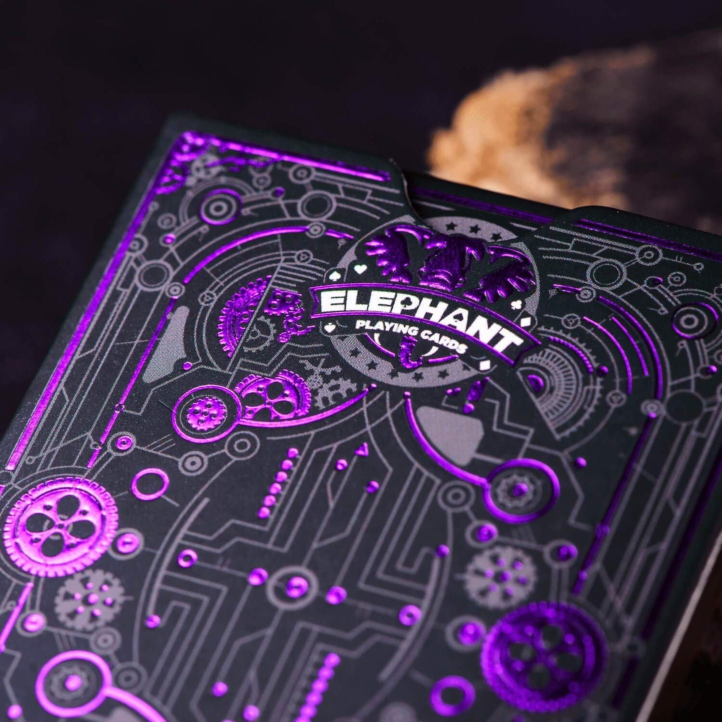 Cyberpunk Purple Cardistry Cards, Kids & Adults Black Deck with E-Book, Unique Cyberpunk Poker Cards