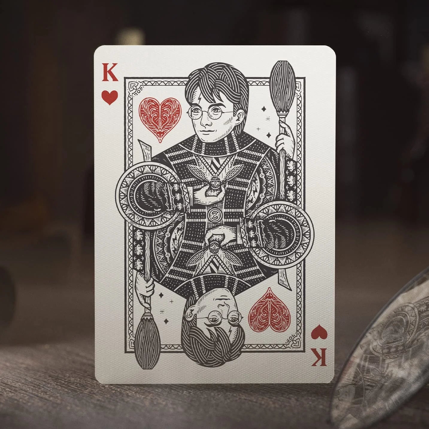 Harry Potter Playing Cards - Yellow (Hufflepuff)
