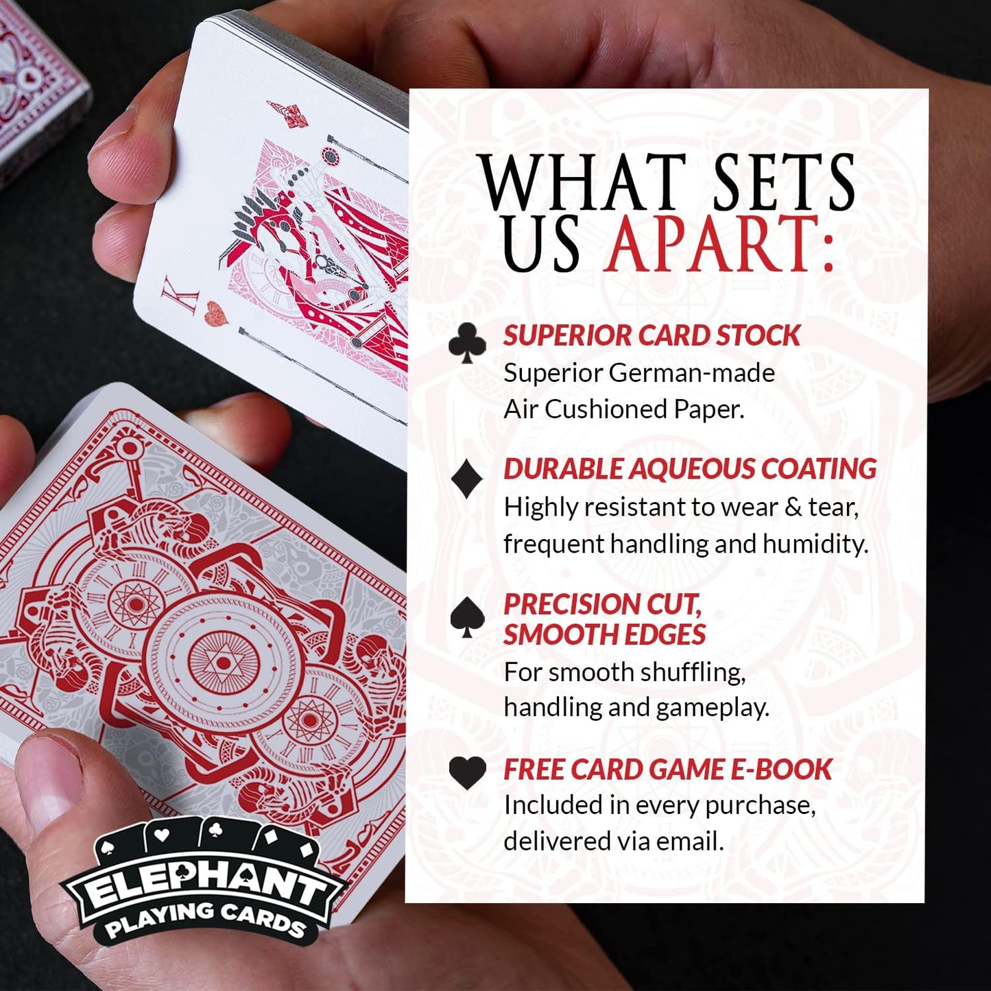 Infinitum Playing Cards, Unique Playing Cards with Illustrations, Premium Deck of Playing Cards for Kids and Adults, Cool Playing Cards with Card Game E-Book