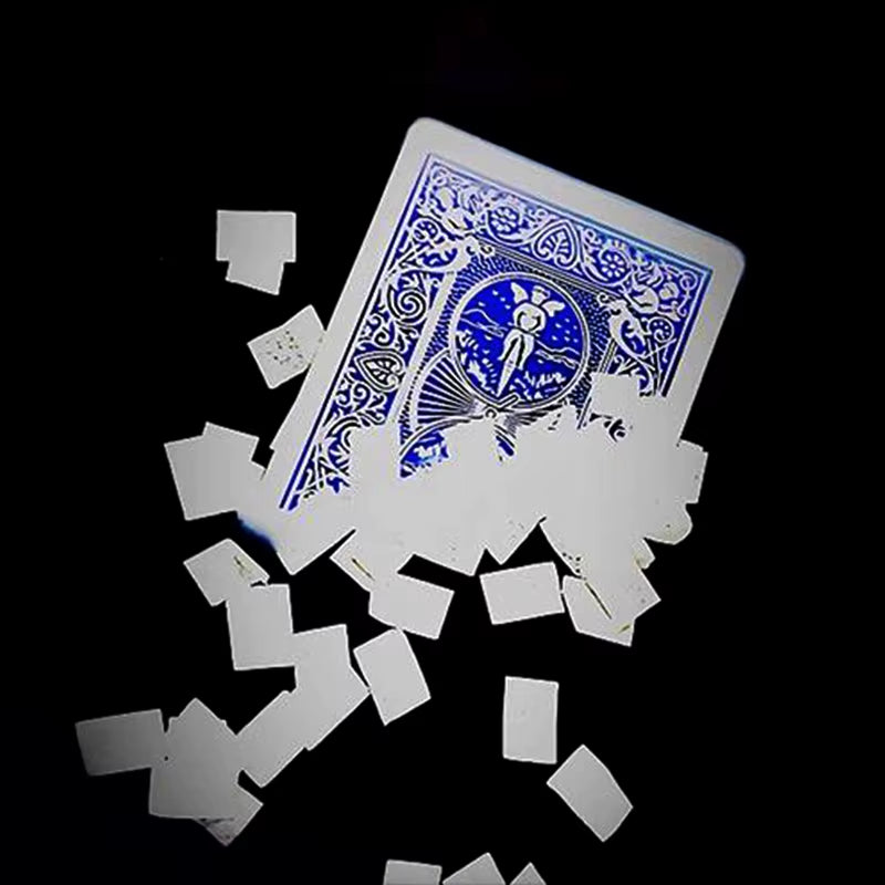 Gorgeous Vanish Magic Tricks Playing Card Vanishes to Snowflakes Appearing Card Change Magia Close up Street Illusions Gimmicks